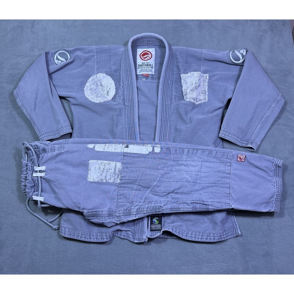 Shoyoroll Gi Size A1L 2 Piece MW For Shoyoroll Fine Fitted Kimono Gray Combat
